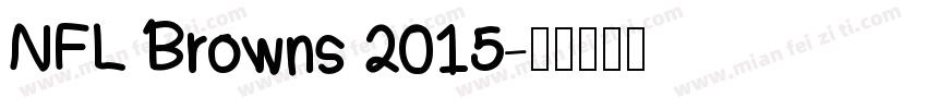 NFL Browns 2015字体转换